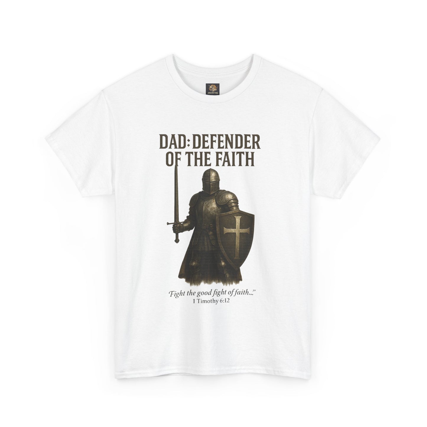 Christian Tee - Dad: Defender of the Faith, Unisex