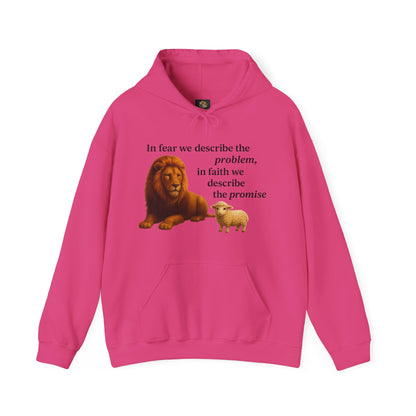 Christian Lion and Lamb Hoodie