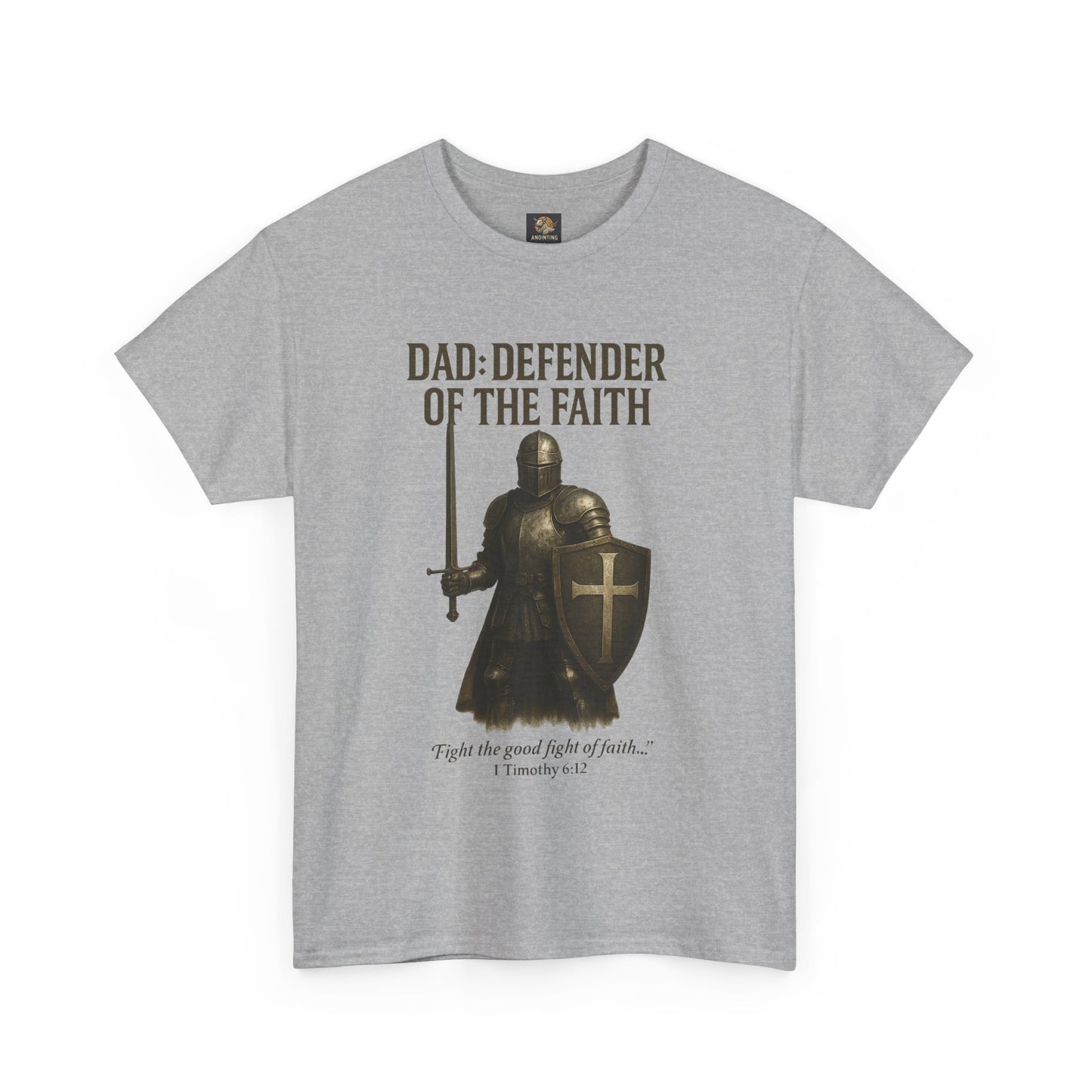 Christian Tee - Dad: Defender of the Faith, Unisex