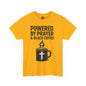 "Powered by Prayer & Black Coffee" Rugged Faith Tee