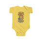 “Tiny but Mighty” Infant Onesie – Joshua 1:9 Lion Cub Faith Bodysuit