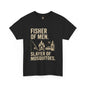 "Fisher of Men. Slayer of Mosquitoes." Campfire Faith Tee