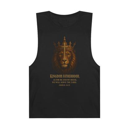"Kingdom Fatherhood" Crowned Lion Men's Tank