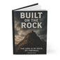 Hardcover Journal, Built on the Rock Illustration, Psalm 18:2
