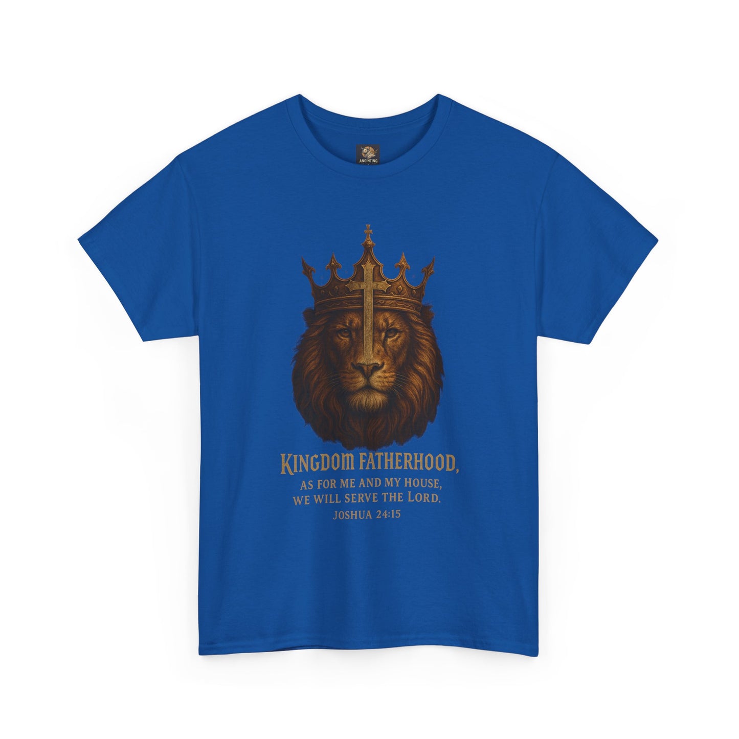 "Kingdom Fatherhood" Lion & Crown Scripture Tee