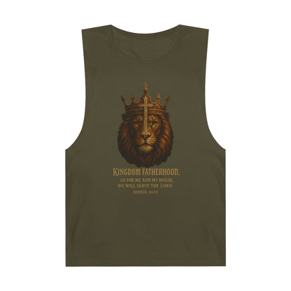 "Kingdom Fatherhood" Crowned Lion Men's Tank