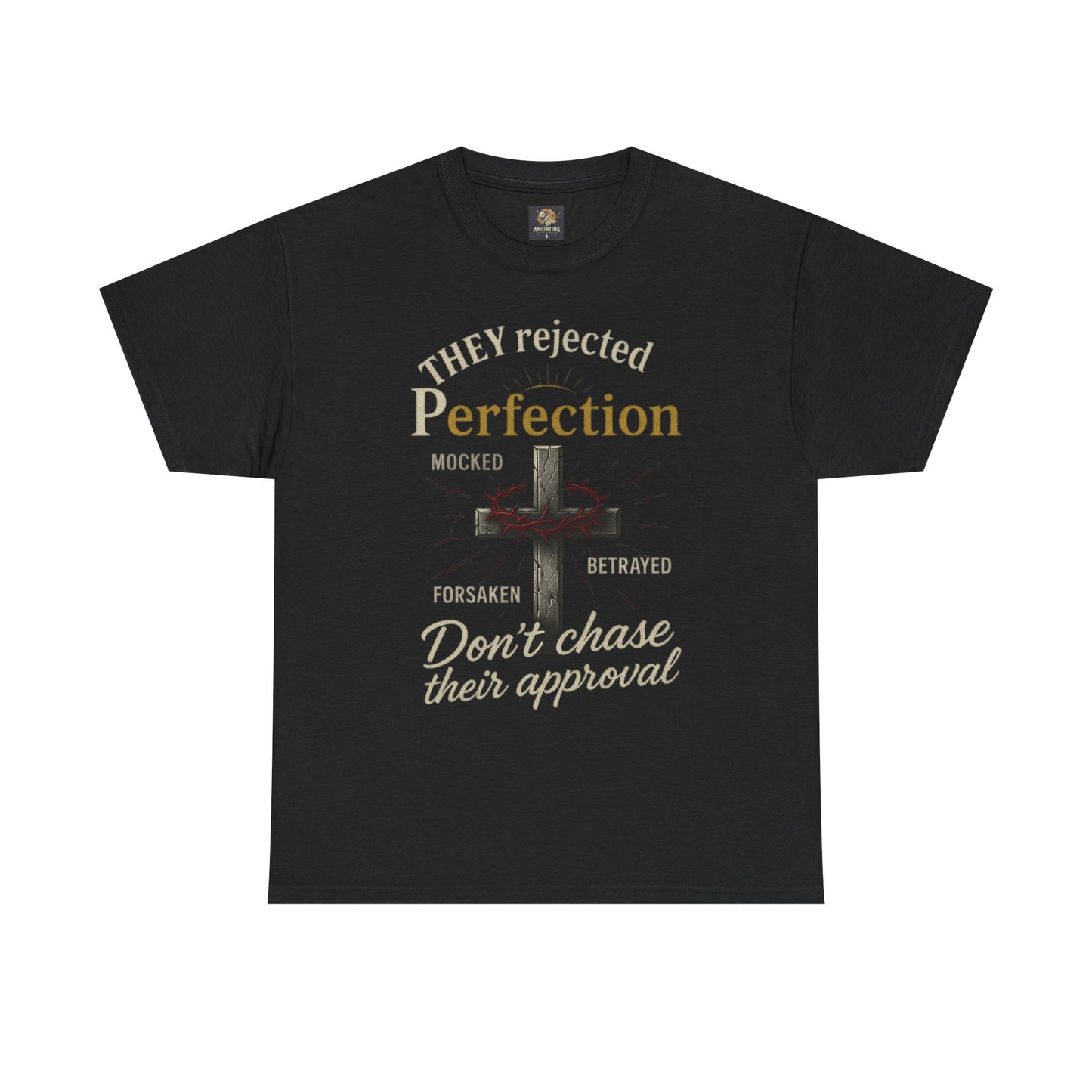 Christian Tee - 'They rejected Perfection Don’t chase their approval'