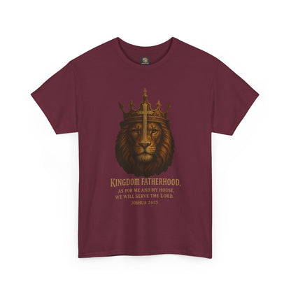 "Kingdom Fatherhood" Lion & Crown Scripture Tee