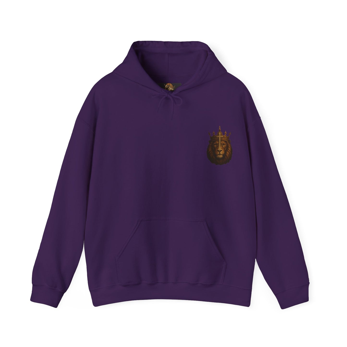 "Kingdom Fatherhood" Crowned Lion Hoodie