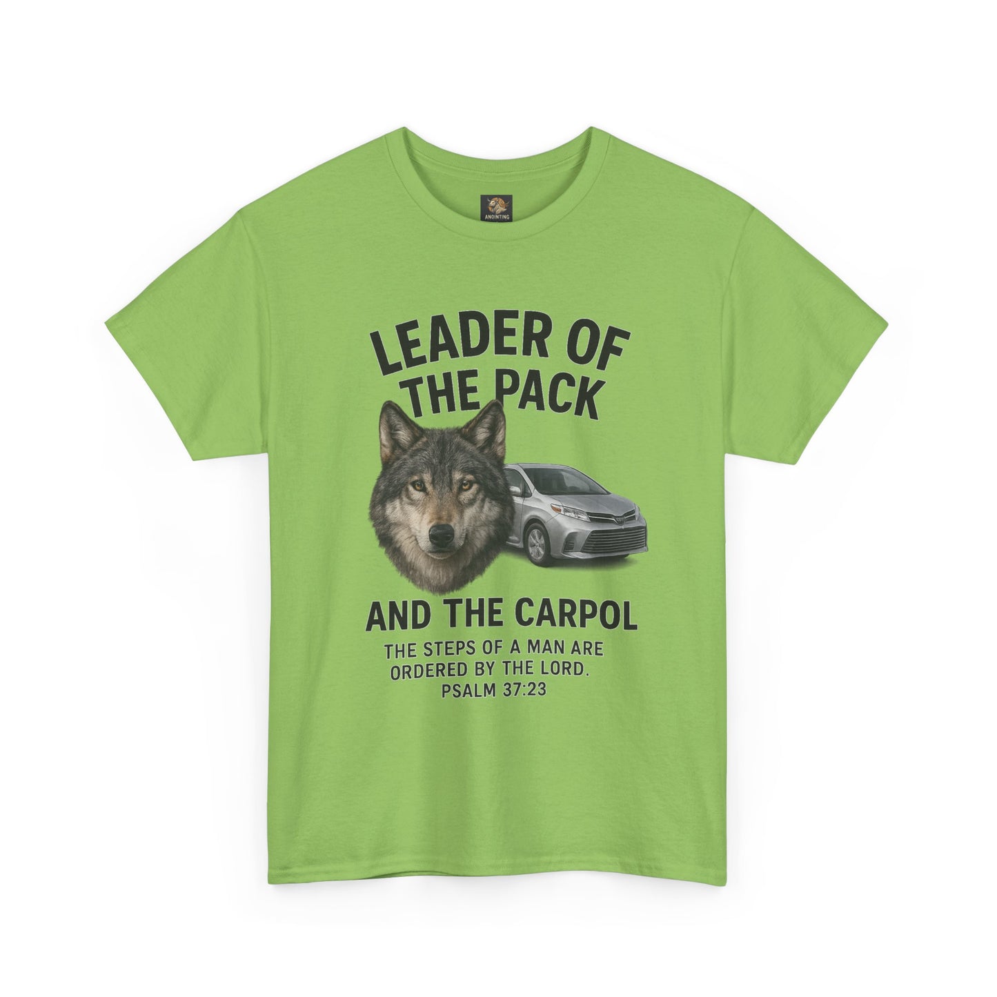 "Leader of the Pack… and the Carpool" Christian Dad Tee, Unisex