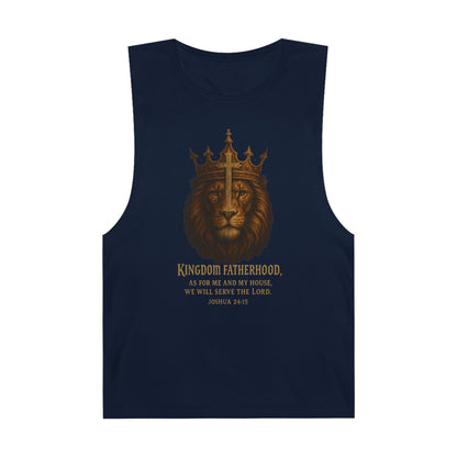 "Kingdom Fatherhood" Crowned Lion Men's Tank