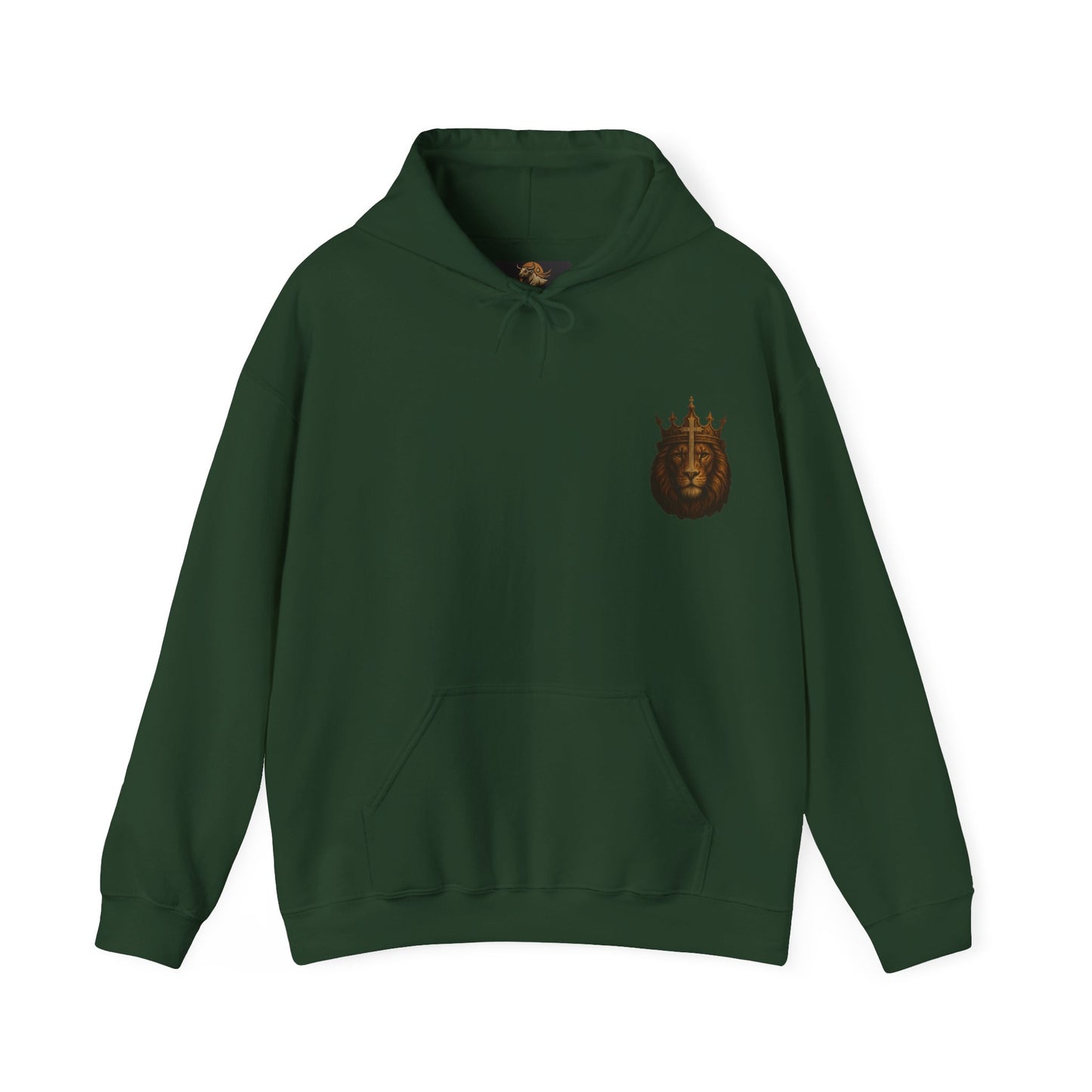 "Kingdom Fatherhood" Crowned Lion Hoodie