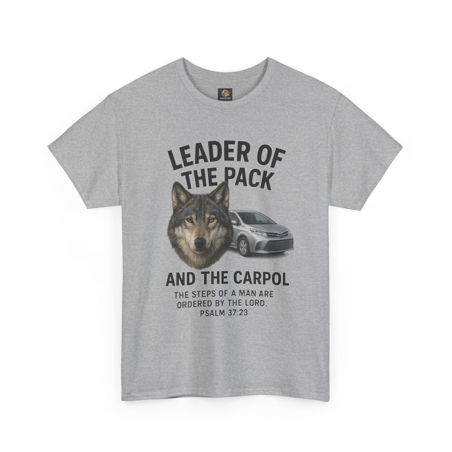 "Leader of the Pack… and the Carpool" Christian Dad Tee, Unisex