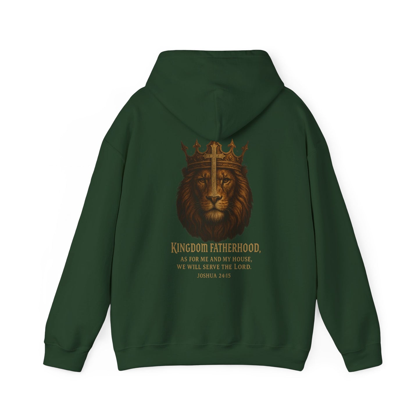 "Kingdom Fatherhood" Crowned Lion Hoodie