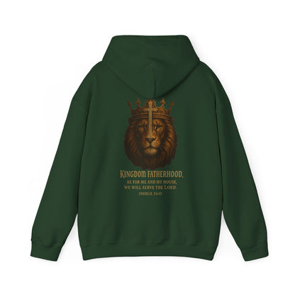 "Kingdom Fatherhood" Crowned Lion Hoodie