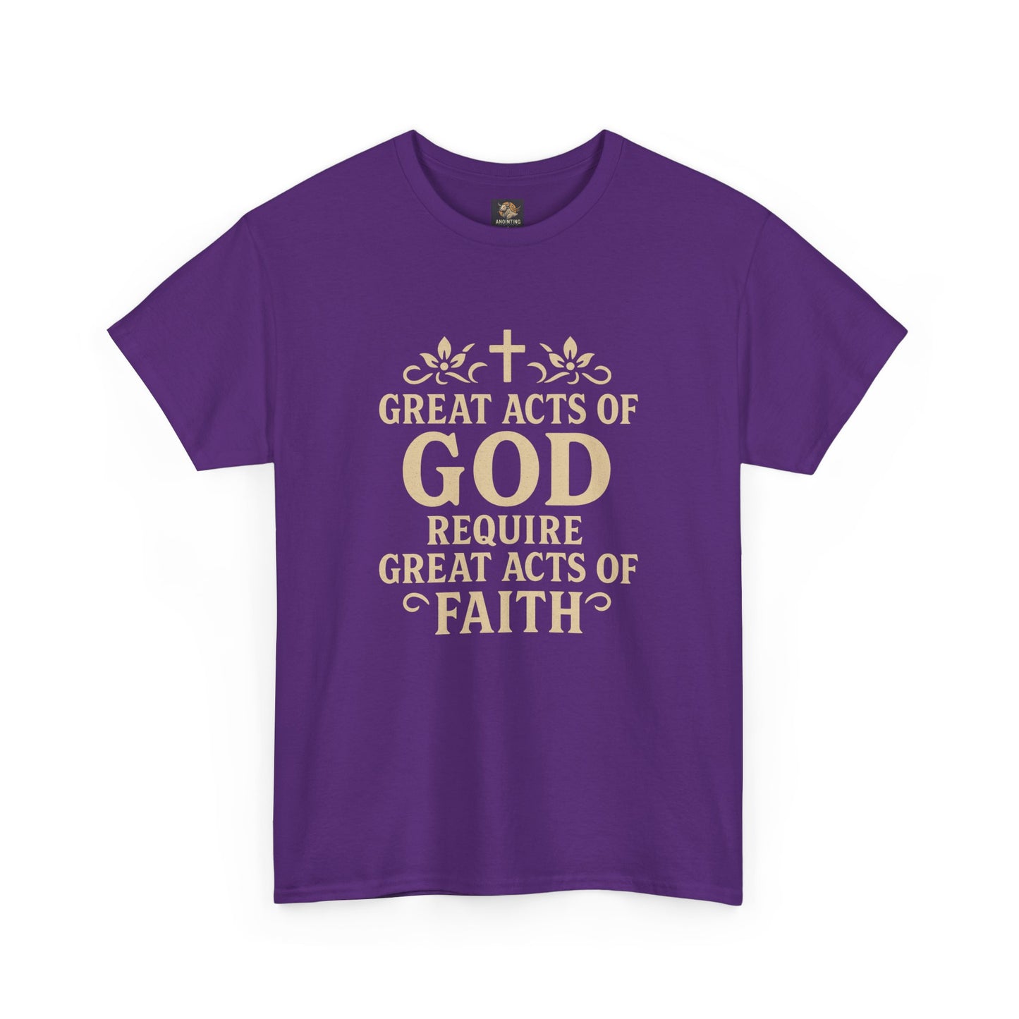 Christian Tee - Great Acts of God & Faith