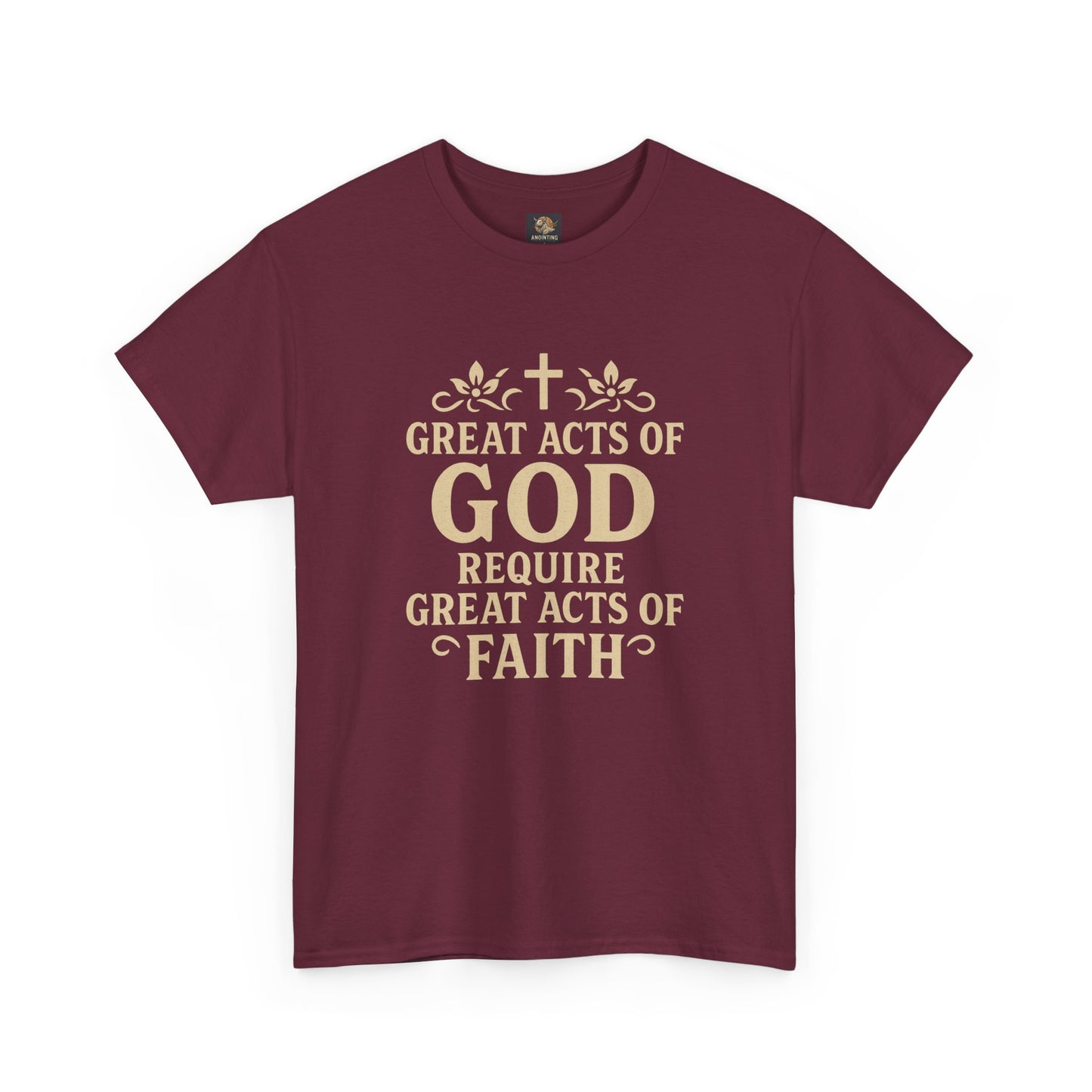 Christian Tee - Great Acts of God & Faith