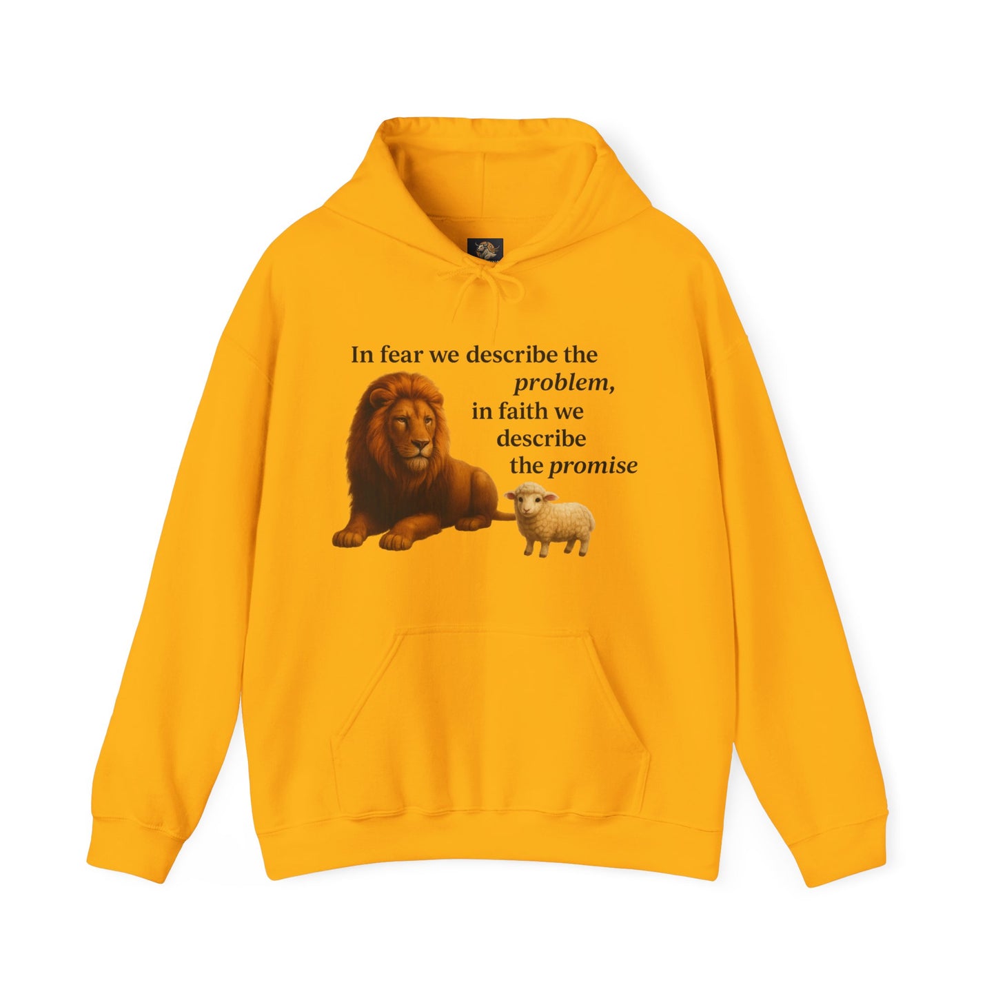 Christian Lion and Lamb Hoodie