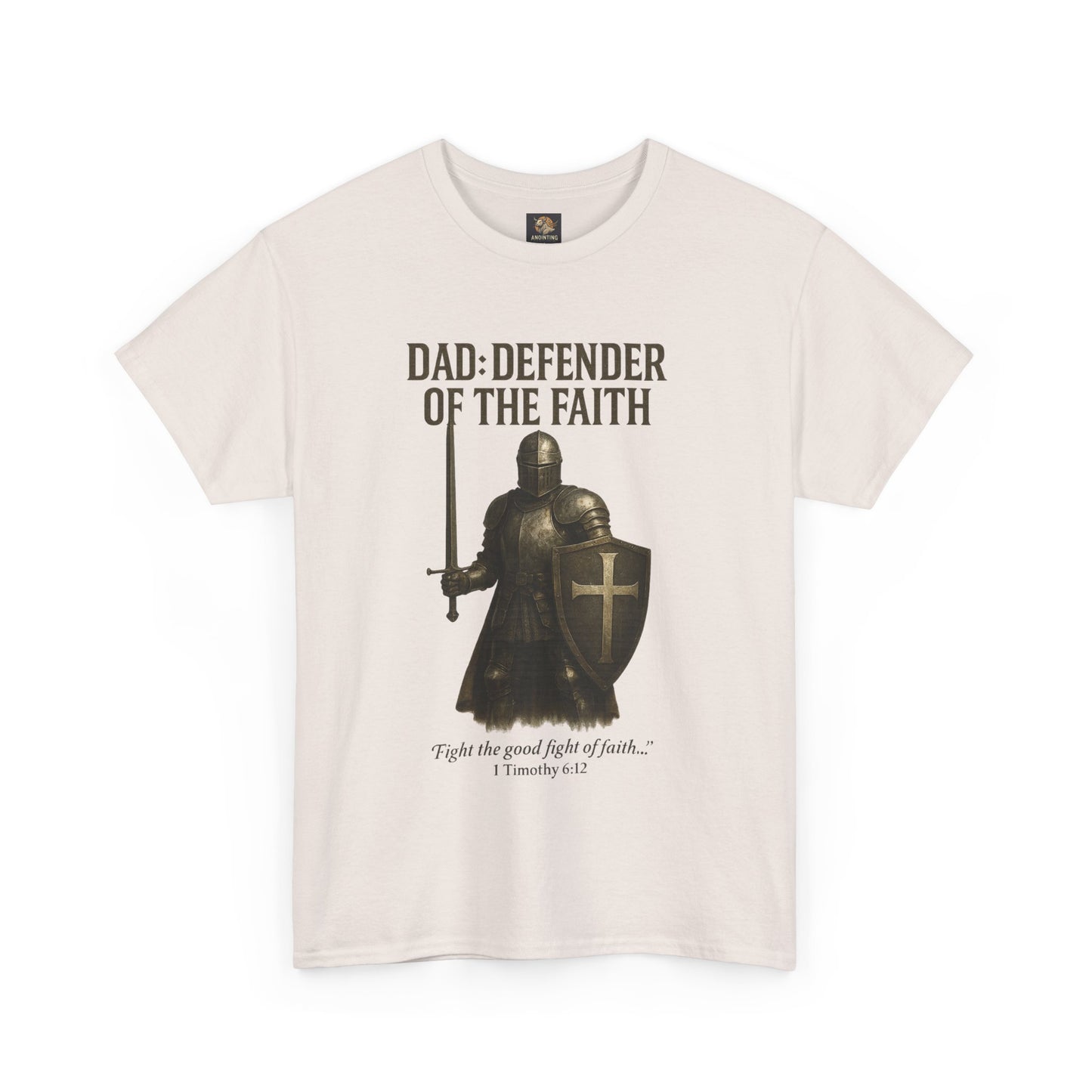 Christian Tee - Dad: Defender of the Faith, Unisex