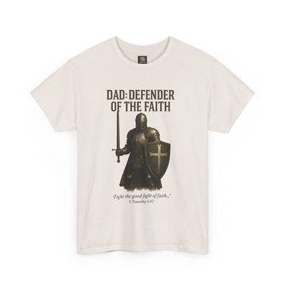 Christian Tee - Dad: Defender of the Faith, Unisex