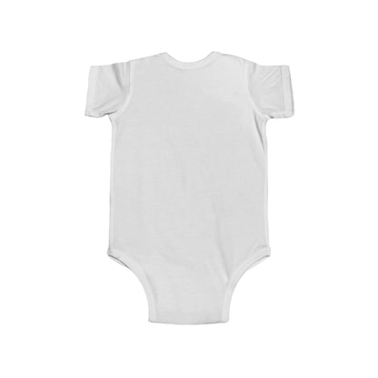 “Tiny but Mighty” Infant Onesie – Joshua 1:9 Lion Cub Faith Bodysuit