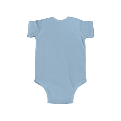 “Tiny but Mighty” Infant Onesie – Joshua 1:9 Lion Cub Faith Bodysuit