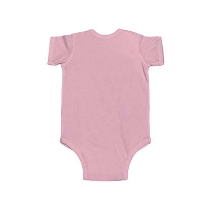 “Tiny but Mighty” Infant Onesie – Joshua 1:9 Lion Cub Faith Bodysuit