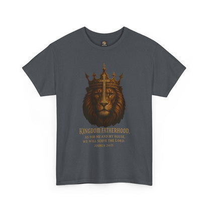 "Kingdom Fatherhood" Lion & Crown Scripture Tee