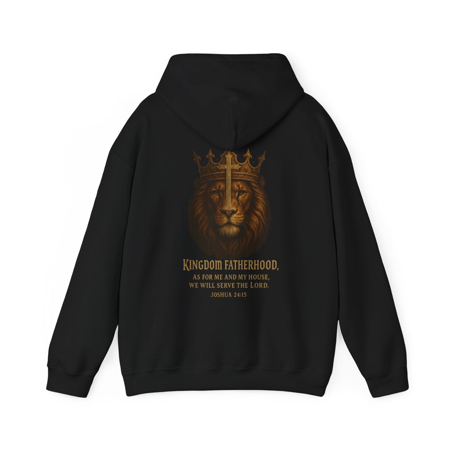 "Kingdom Fatherhood" Crowned Lion Hoodie