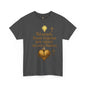 Christian Heavy Cotton Tee - 'Wounds From Trauma Are Open Door to Demons'