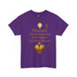 Christian Heavy Cotton Tee - 'Wounds From Trauma Are Open Door to Demons'