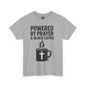 "Powered by Prayer & Black Coffee" Rugged Faith Tee