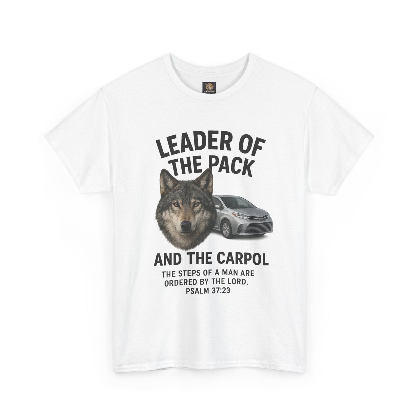 "Leader of the Pack… and the Carpool" Christian Dad Tee, Unisex