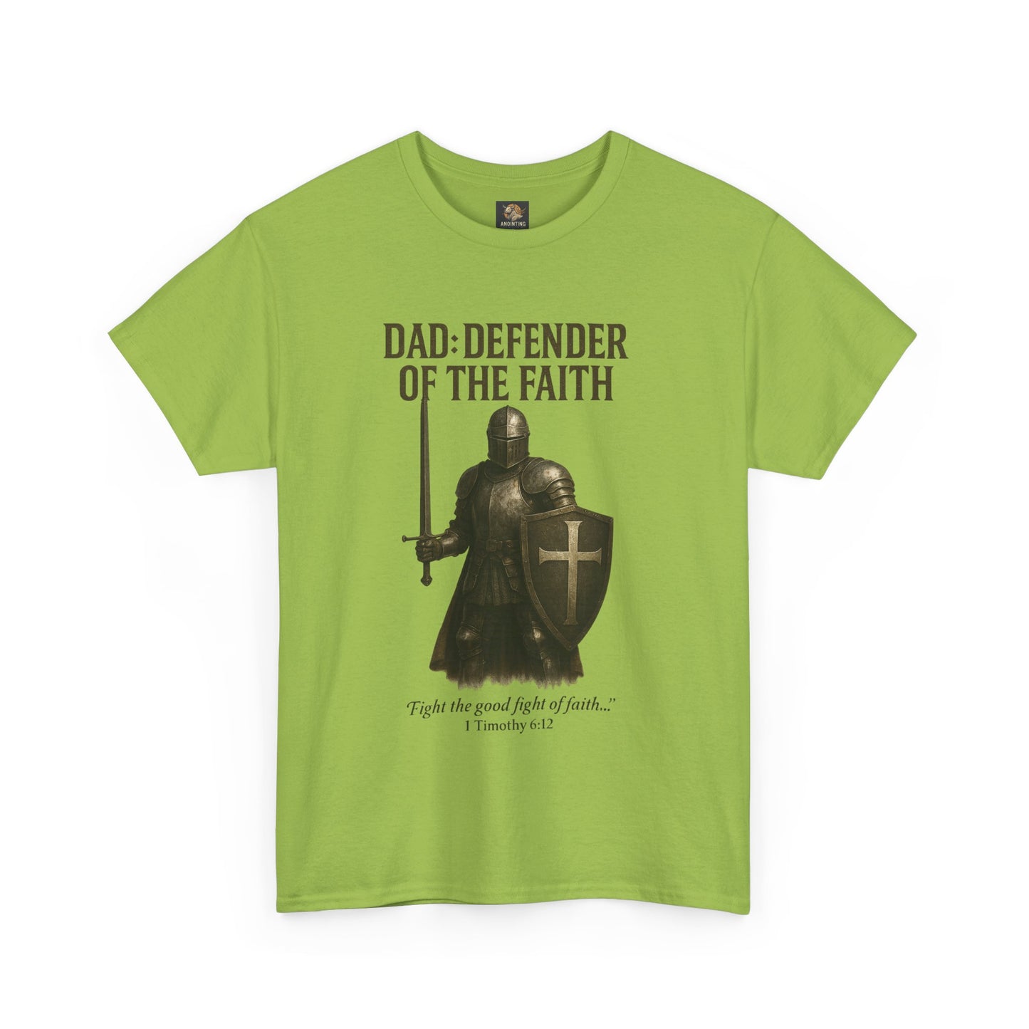 Christian Tee - Dad: Defender of the Faith, Unisex