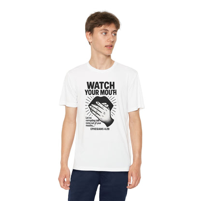 T-Shirt - Christian 'Watch Your Mouth' Ephesians 4:29 Design