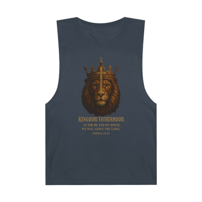 "Kingdom Fatherhood" Crowned Lion Men's Tank