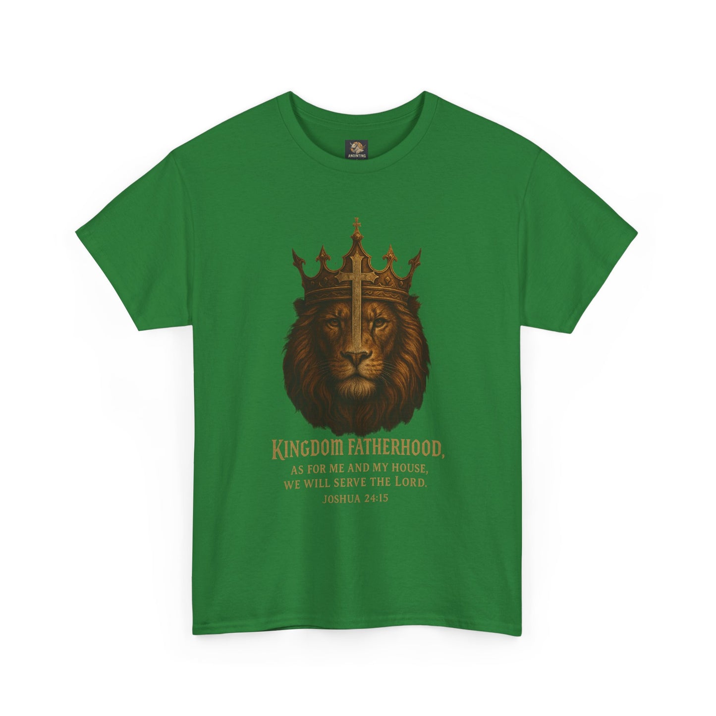 "Kingdom Fatherhood" Lion & Crown Scripture Tee