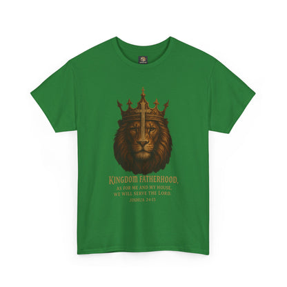"Kingdom Fatherhood" Lion & Crown Scripture Tee