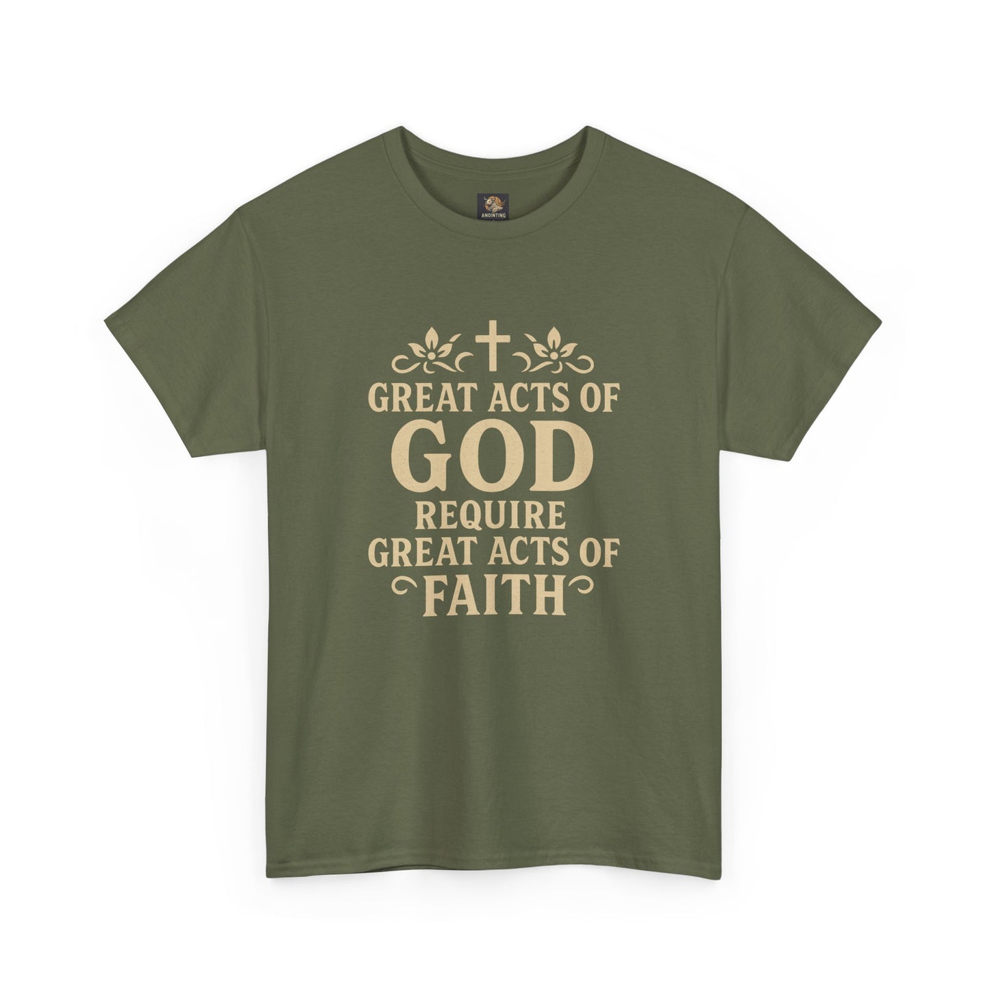 Christian Tee - Great Acts of God & Faith