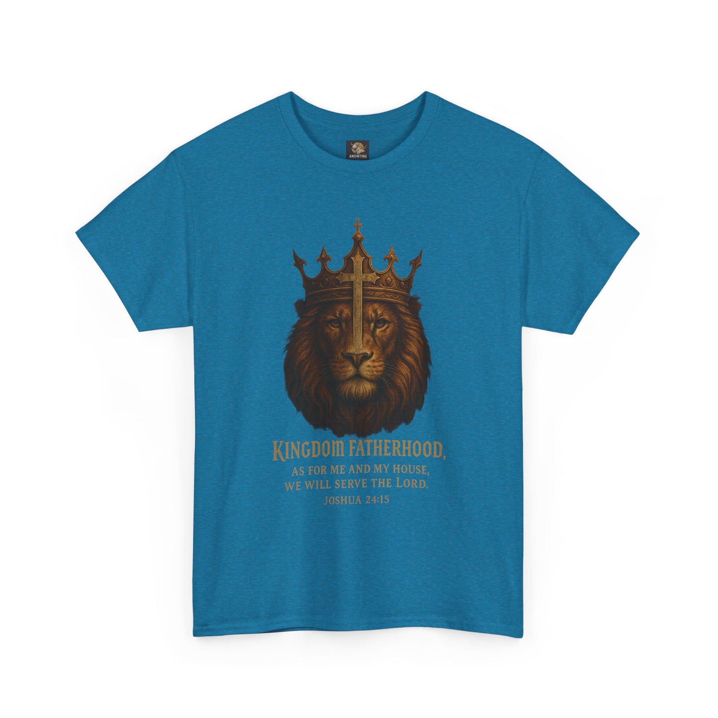 "Kingdom Fatherhood" Lion & Crown Scripture Tee