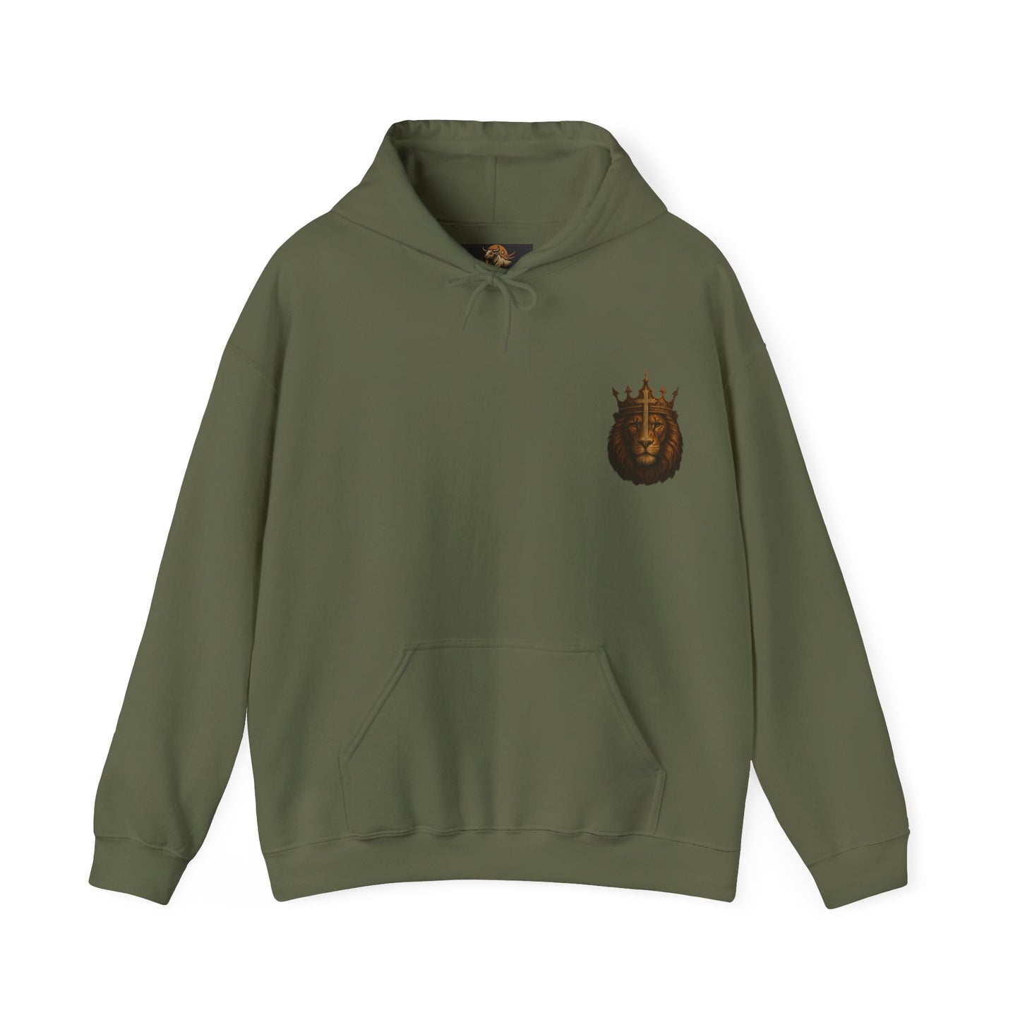 "Kingdom Fatherhood" Crowned Lion Hoodie