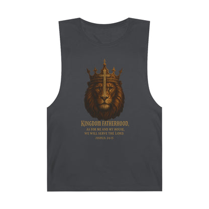 "Kingdom Fatherhood" Crowned Lion Men's Tank