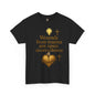 Christian Heavy Cotton Tee - 'Wounds From Trauma Are Open Door to Demons'