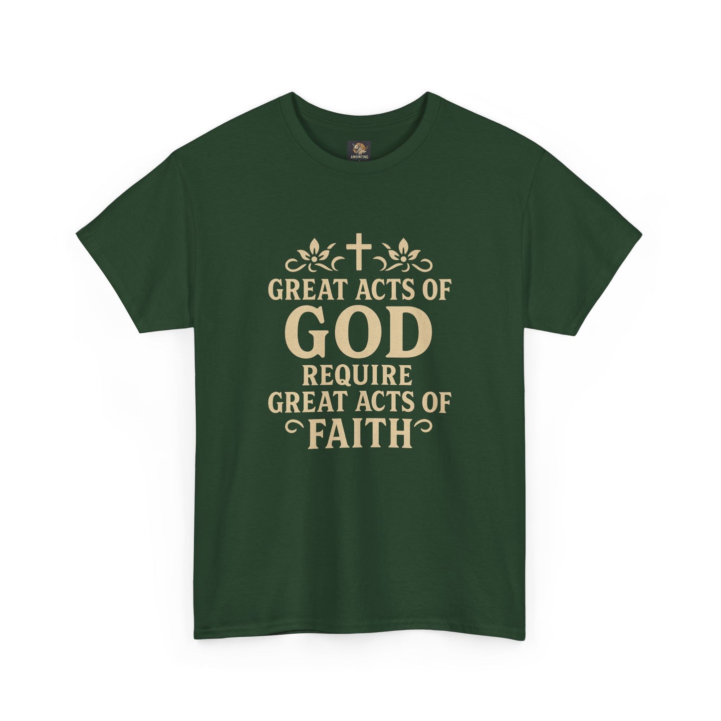 Christian Tee - Great Acts of God & Faith