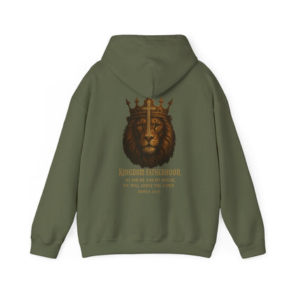 "Kingdom Fatherhood" Crowned Lion Hoodie