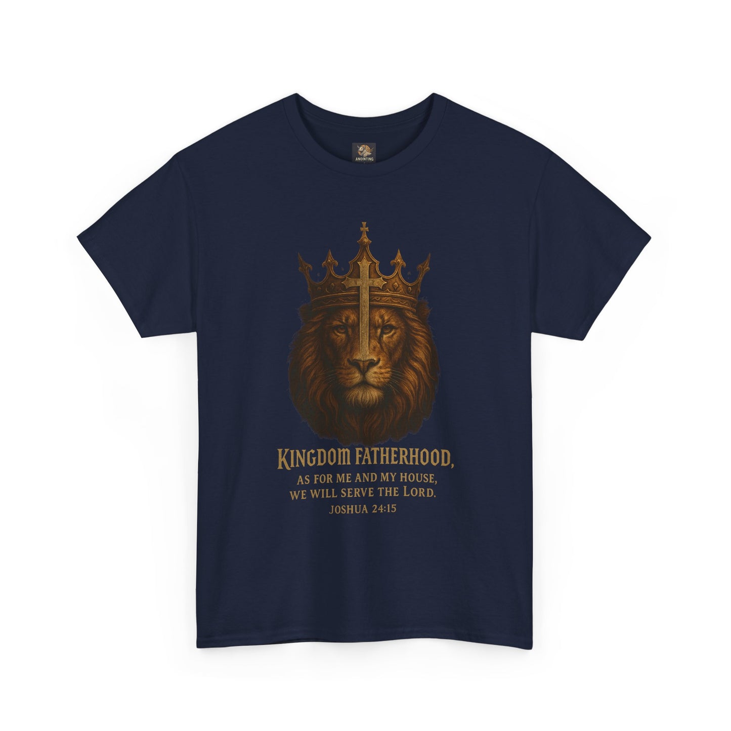 "Kingdom Fatherhood" Lion & Crown Scripture Tee