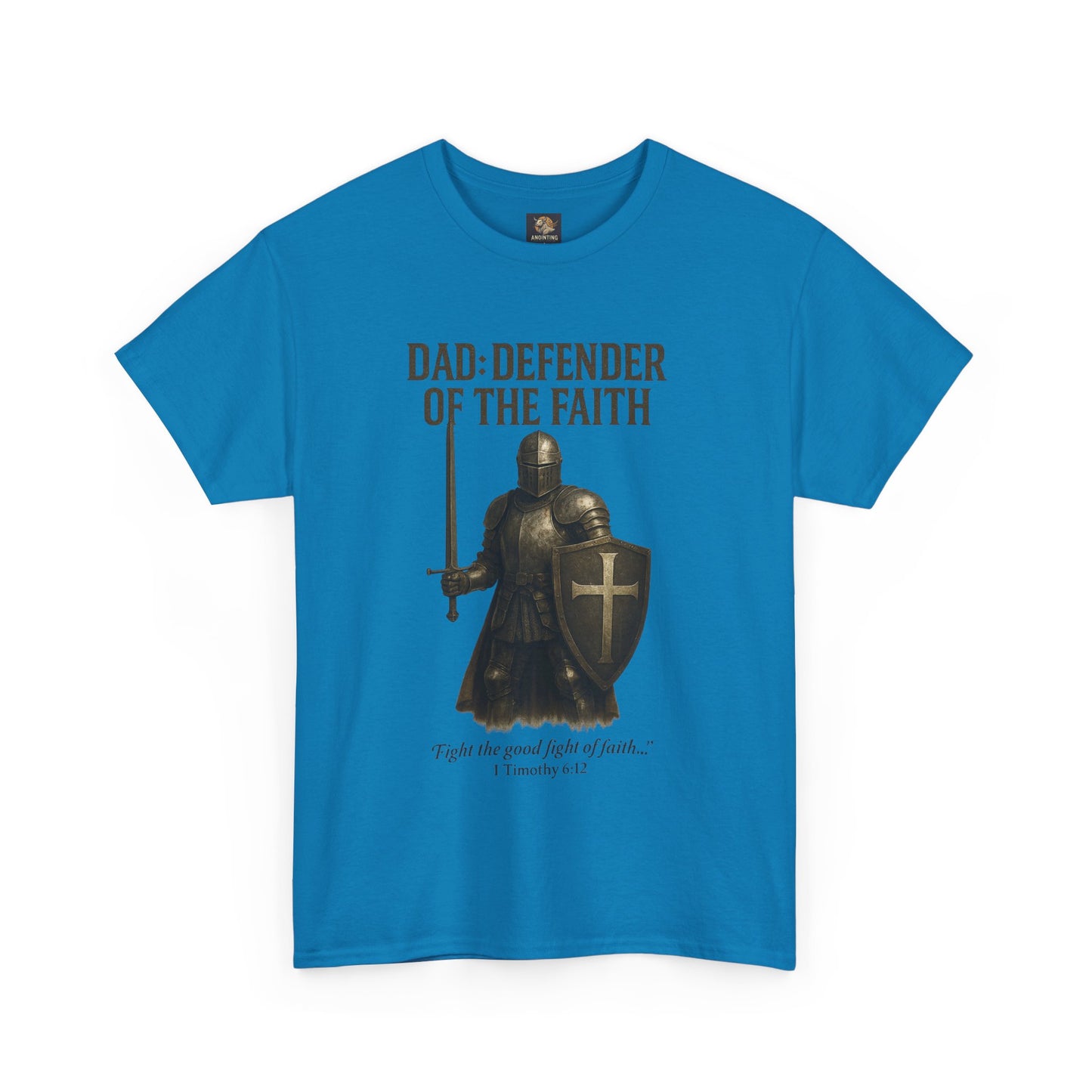 Christian Tee - Dad: Defender of the Faith, Unisex
