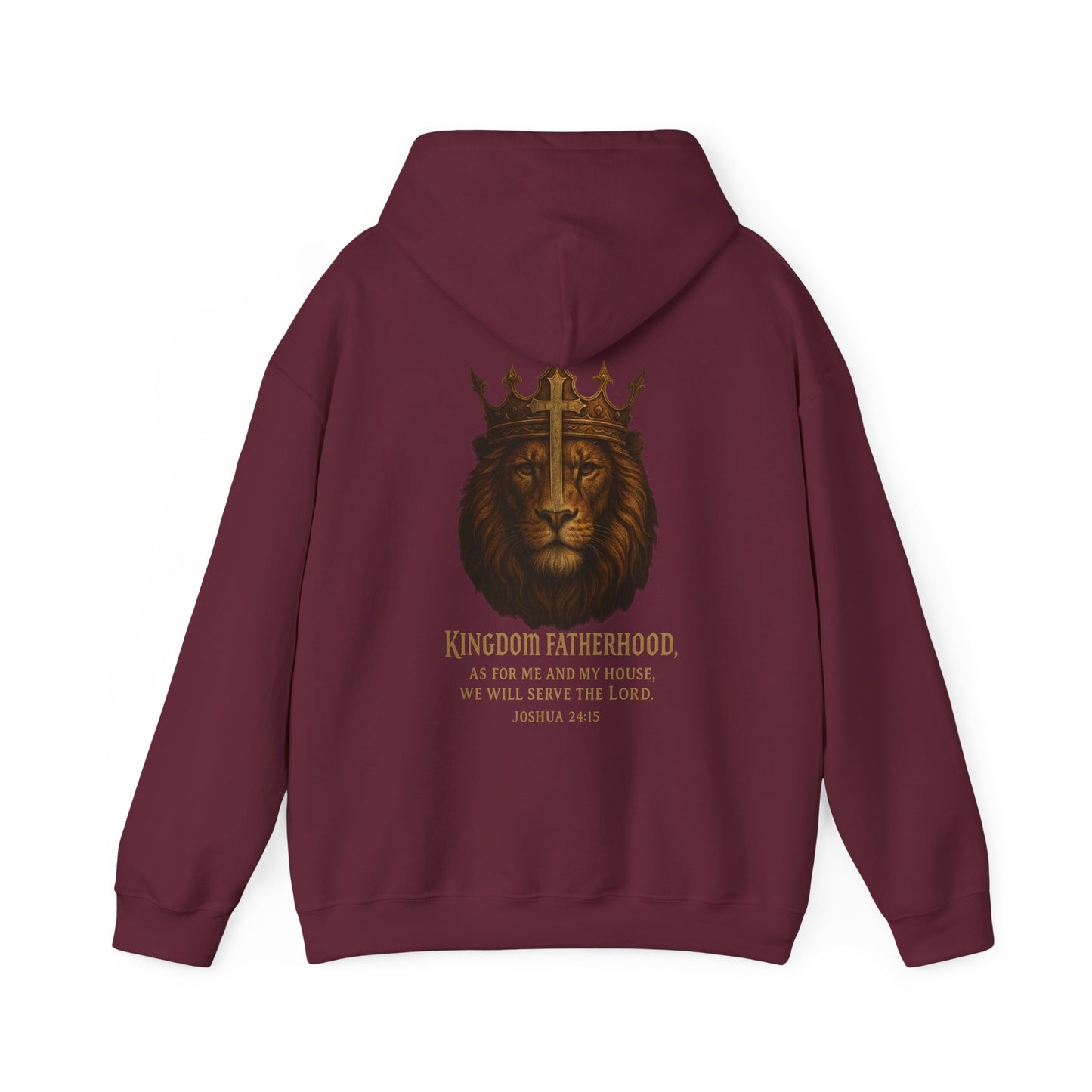 "Kingdom Fatherhood" Crowned Lion Hoodie