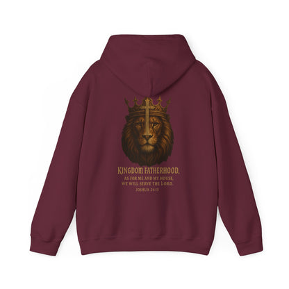 "Kingdom Fatherhood" Crowned Lion Hoodie