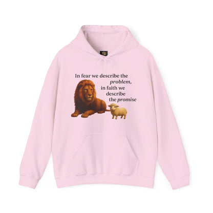 Christian Lion and Lamb Hoodie